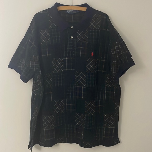 Vintage Patchwork ‘Made in Hong Kong’ Ralph Lauren Polo - Picture 3 of 7